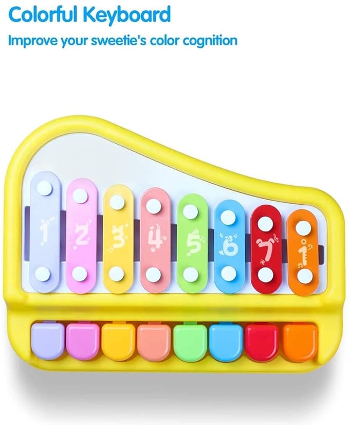 Xylophone & Piano for Kids & Toddler | Non Toxic & Non-Battery for kids | Plastic | Size Big