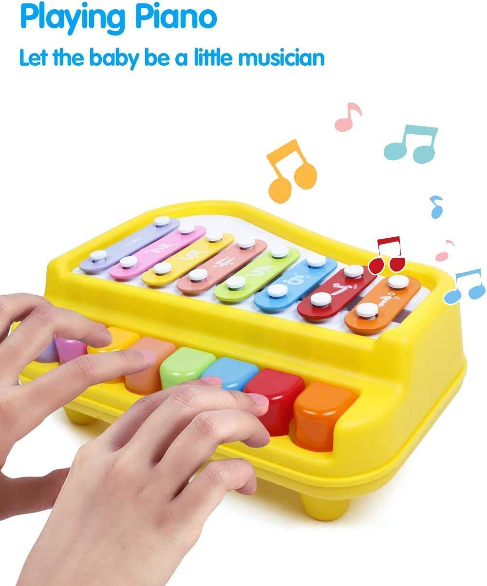 Xylophone & Piano for Kids & Toddler | Non Toxic & Non-Battery for kids | Plastic | Size Big