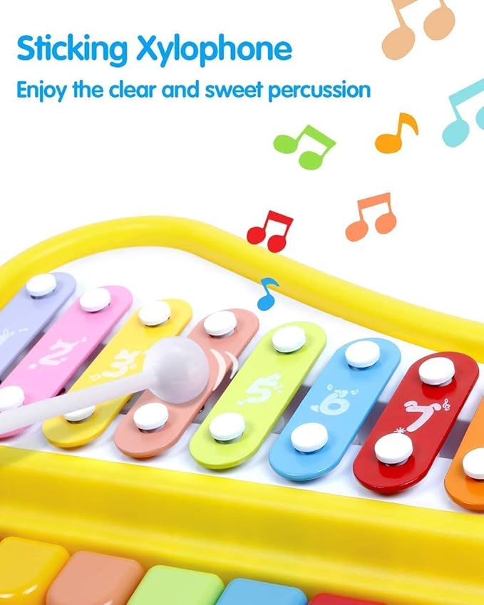 Xylophone & Piano for Kids & Toddler | Non Toxic & Non-Battery for kids | Plastic | Size Big