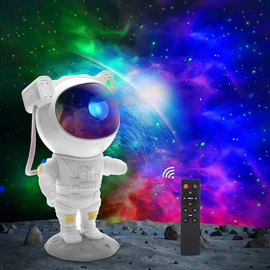 JK TOYSs Astronaut Star Projector 360° Adjustable Galaxy Space Projector Light with Remote Control Spaceman Night Light Suitable for Gaming Room, Home Theater, Kids Bedroom, Birthday Gift